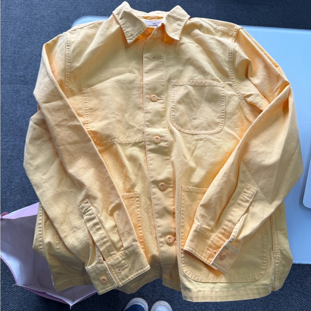 Wallace & Barnes size M Yellow Button-Up Jacket